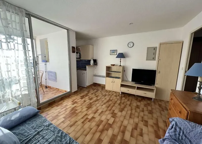 T2 Avec Parking, Vue Jardin Et Canal, Ascenseur, Lave-linge - Fr-1-702-40 Agde